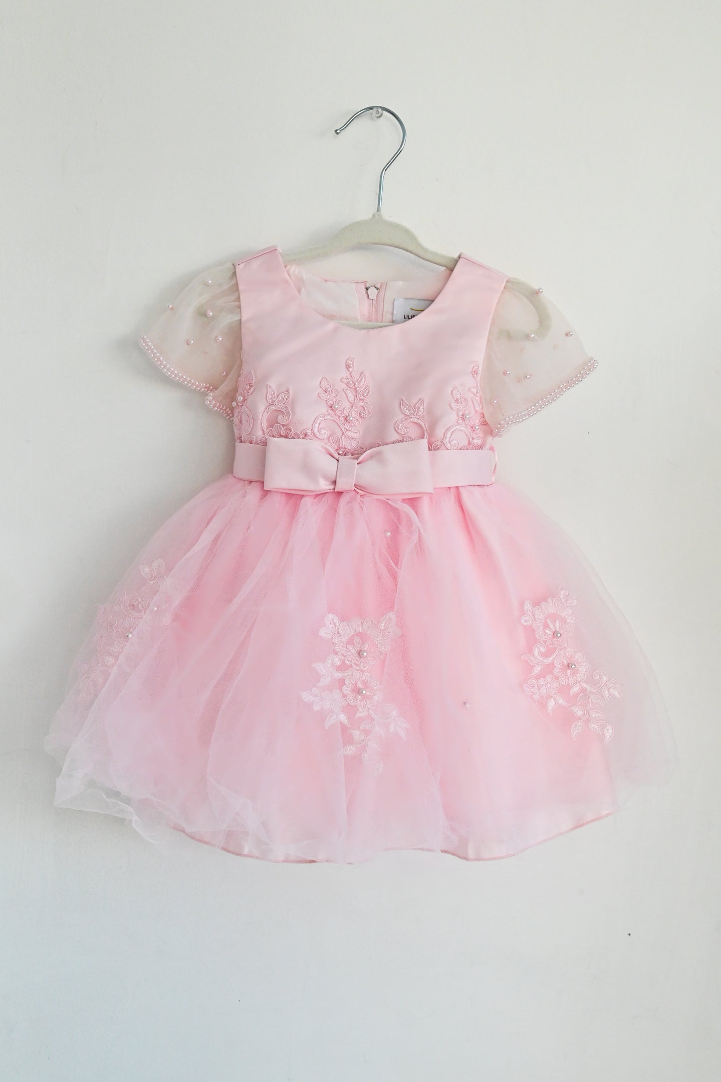 Pink Pearl Party Dress