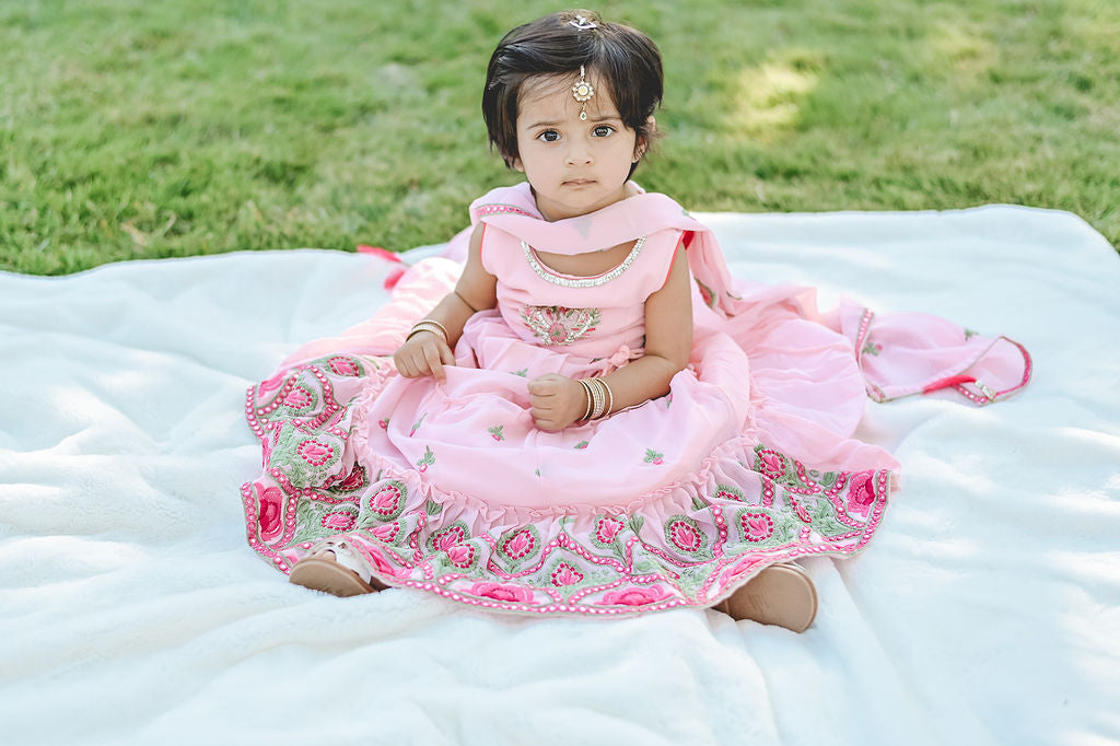 Light Pink Princess Anarkali